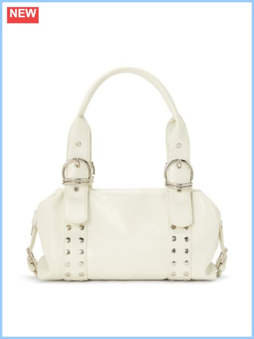 Y2K Studded Purse Vegan Leather Shoulder Handbag